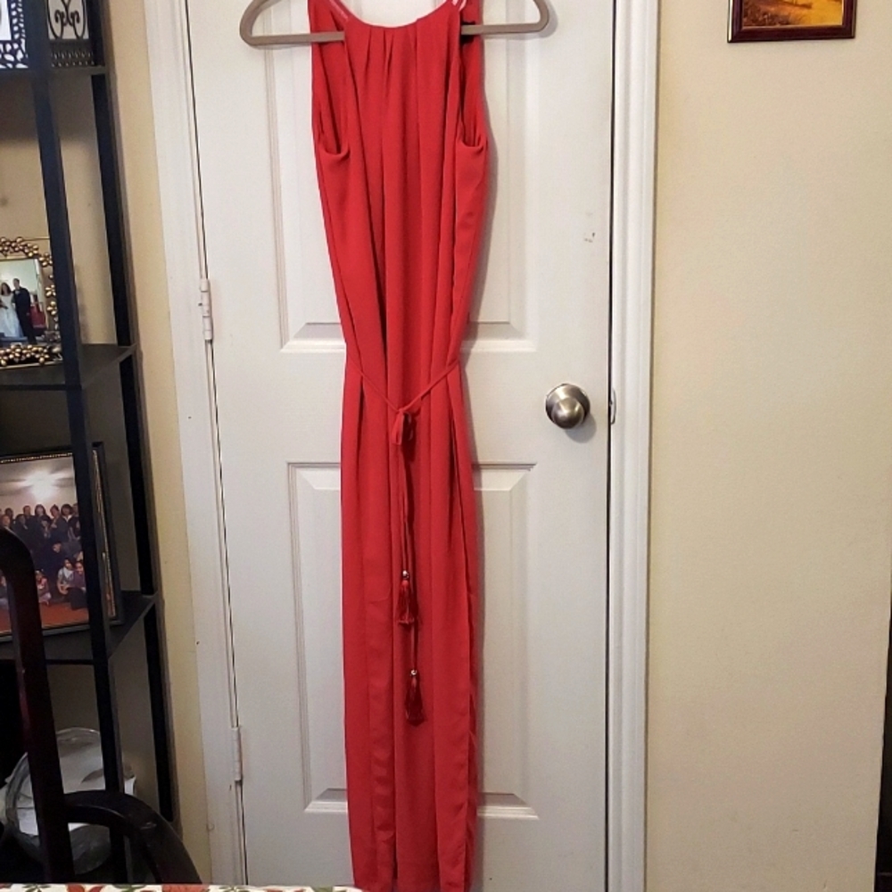 White House Black Market coral dress - Picture 2 of 7